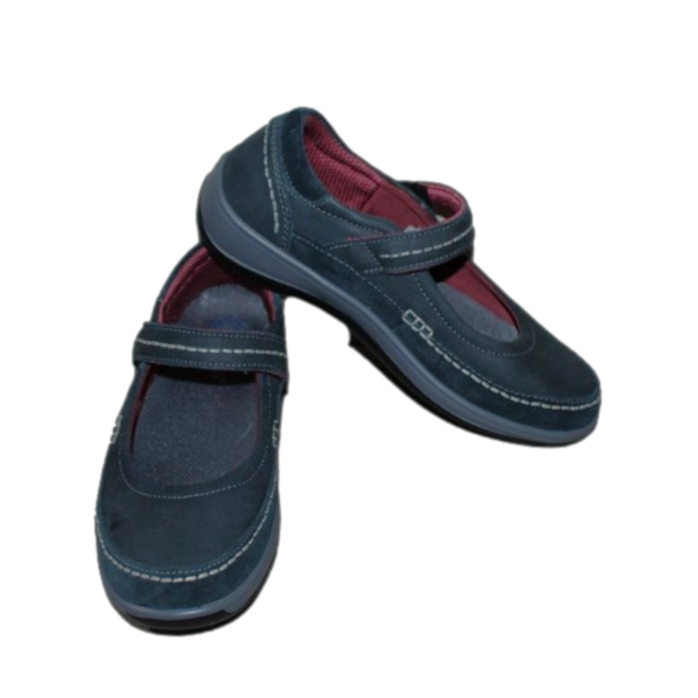 Women's Navy Mary Jane Comfort Shoes